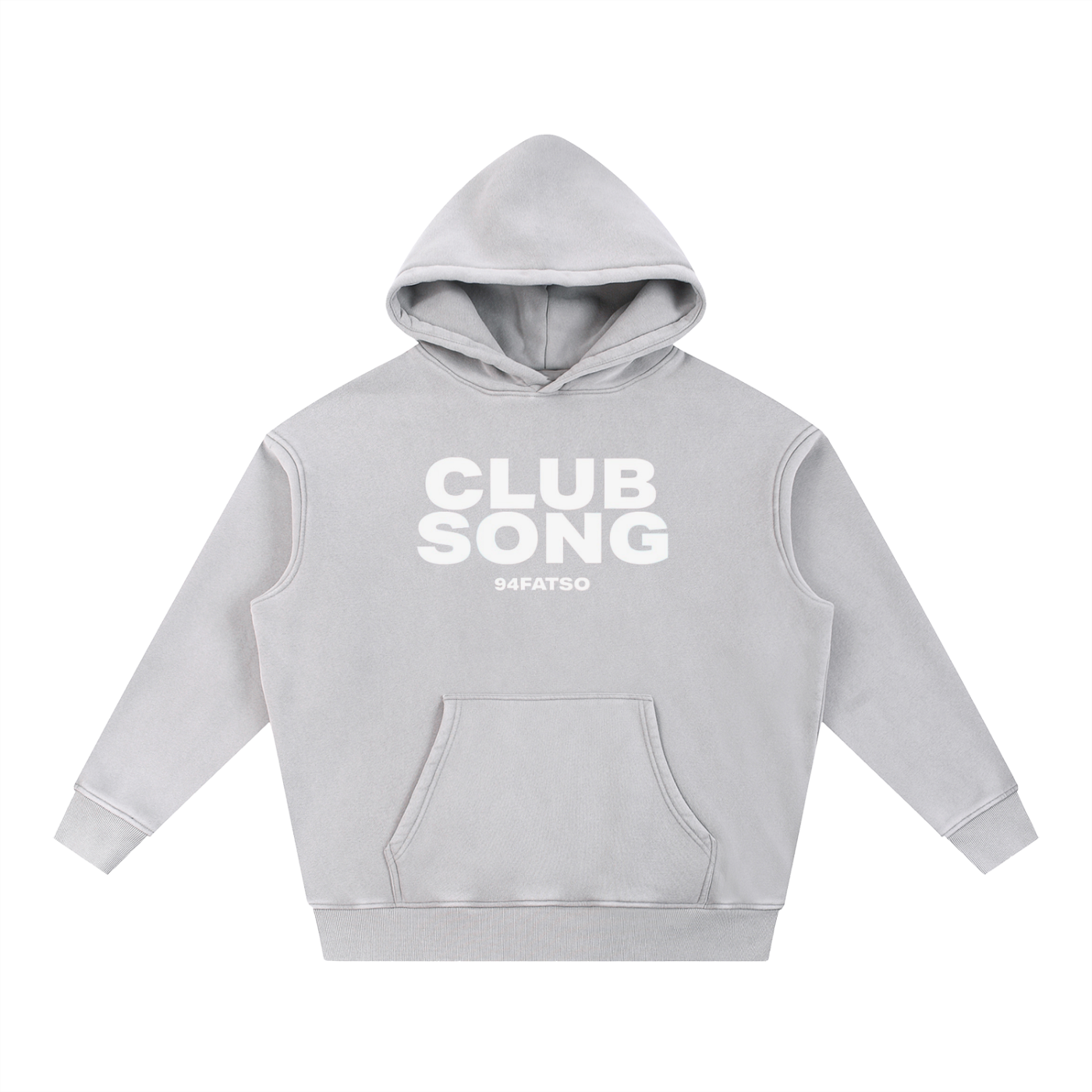 Club Song Washed Fleece Oversized Hoodie