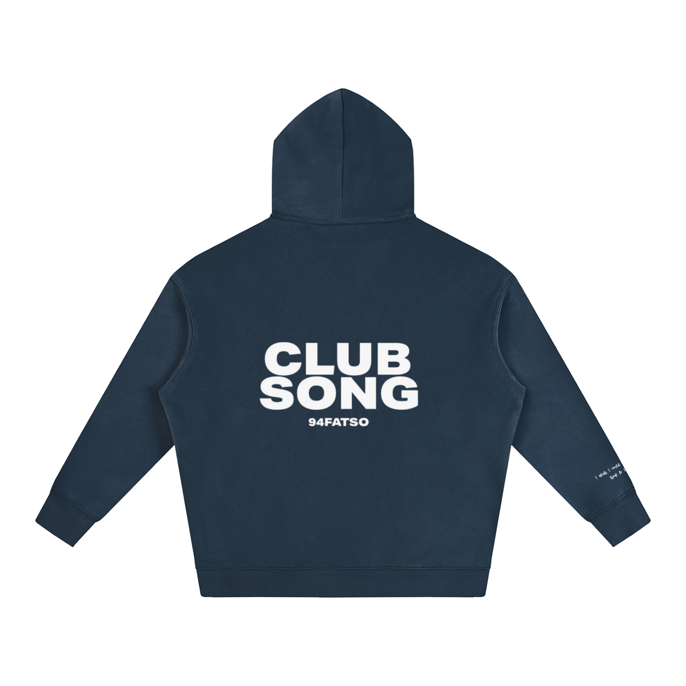 Club Song Oversized Fleece Hoodie