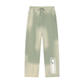 Men's Sun Fade Raw Edge Straight-Leg Sweatpants