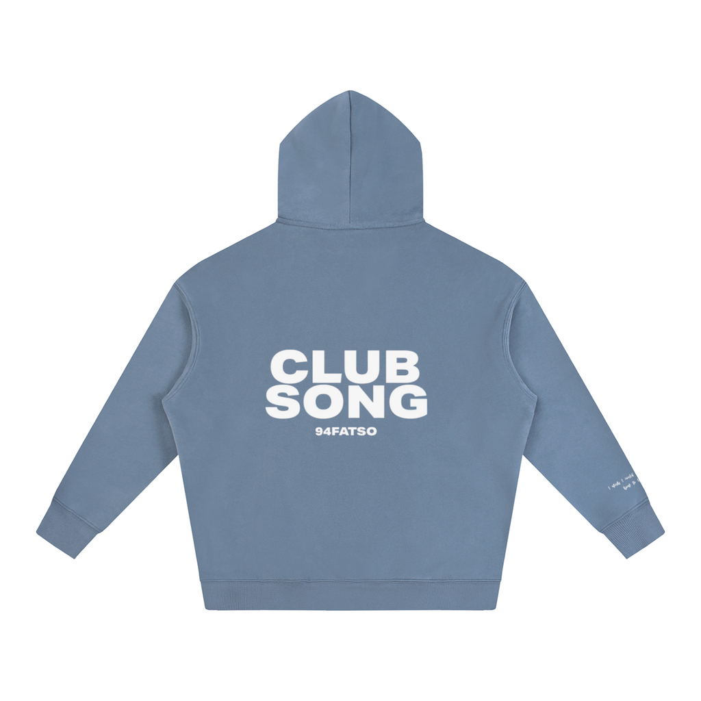 Club Song Oversized Fleece Hoodie