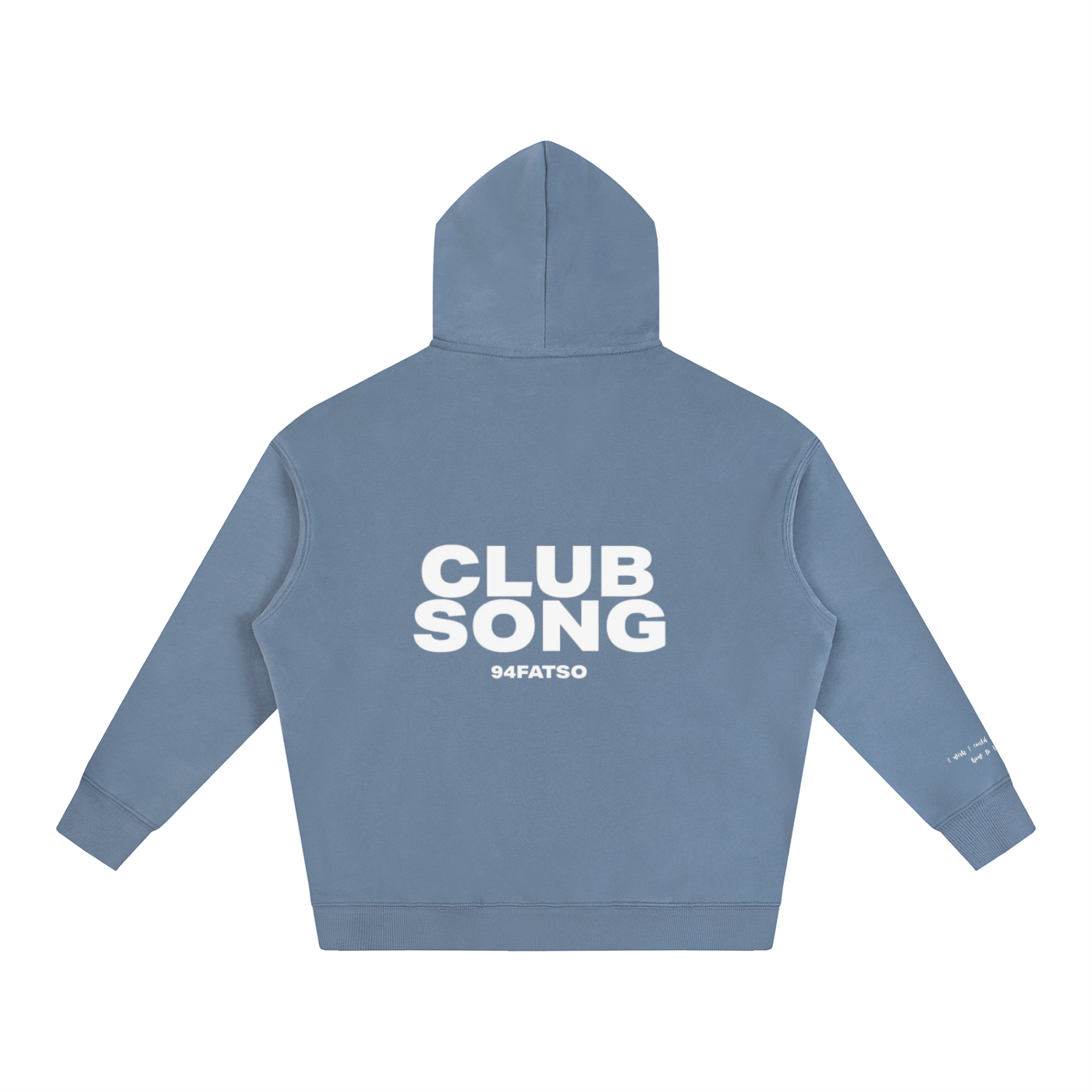 Club Song Oversized Fleece Hoodie
