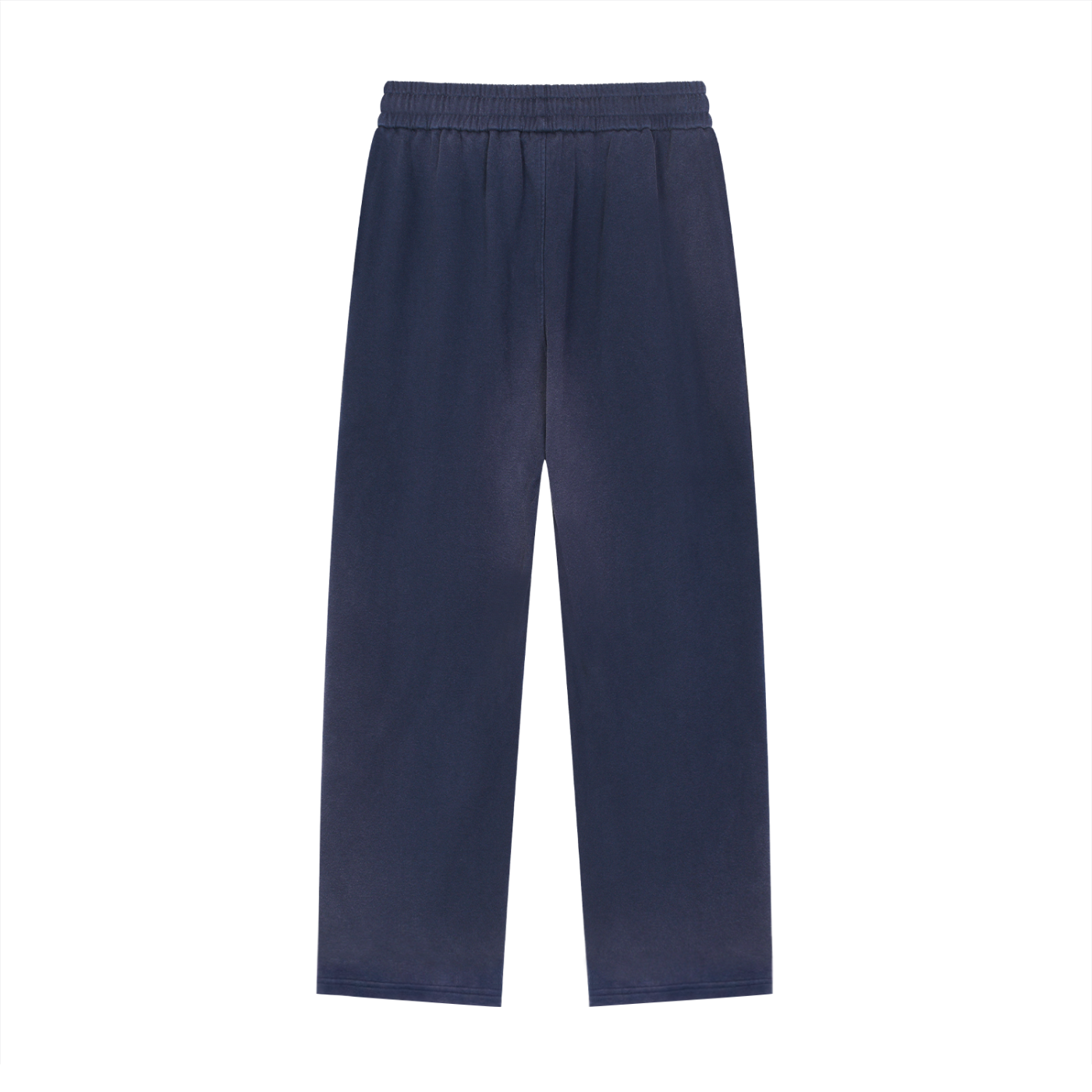 Men's Sun Fade Raw Edge Straight-Leg Sweatpants